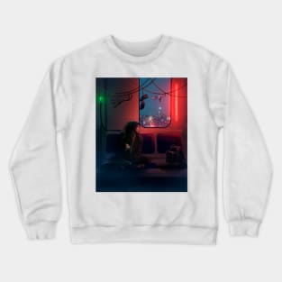 Cyberpunk Train Crewneck Sweatshirt